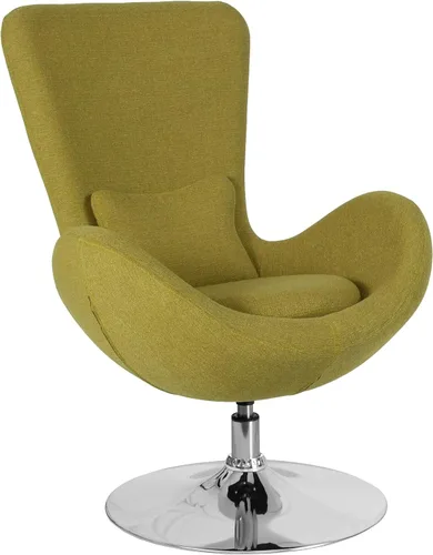 Miniatura 37 de Flash Furniture Egg Series Grey LeatherSoft Silla de recepción lateral Gris Leathersoft