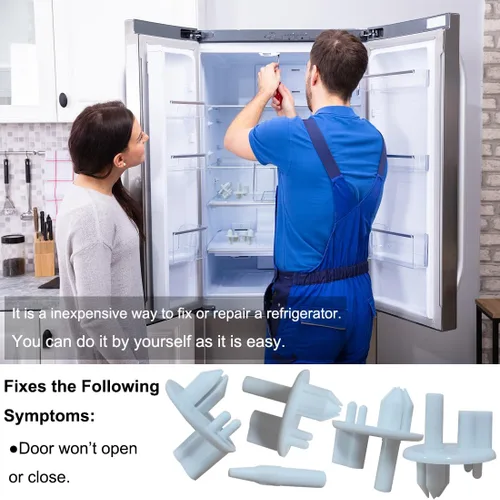 Miniatura 5 de 4 piezas 241993101 Crisper - Cubierta de estante para frigidaire Sears Kenmore frigidaire frigidaire Sears Kenmore soporte de estante reemplazar