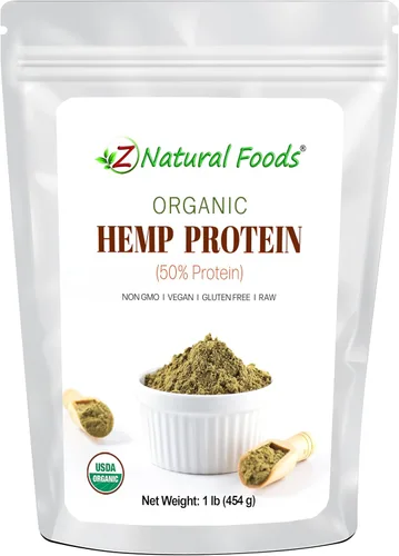 Miniatura 9 de Z Natural Foods Proteína de semilla de calabaza orgánica en polvo, suplemento de fibra densa en nutrientes, proteína de calabaza vegana en polvo