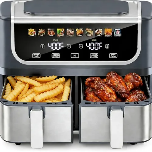 Miniatura 8 de HealSmart Horno freidora de aire 12 en 1, horno de convección digital de 6.34 cuartos de galón con ventana visible y 1700 W, freír al aire, asar