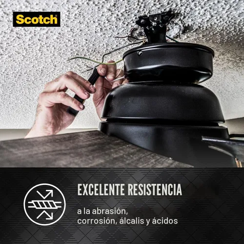 Miniatura 7 de Scotch 3M 700 Cinta eléctrica, 3/4 pulgadas x 66 pies x 7 mil, cinta aislante de vinilo para una excelente protección mecánica, para aislamiento