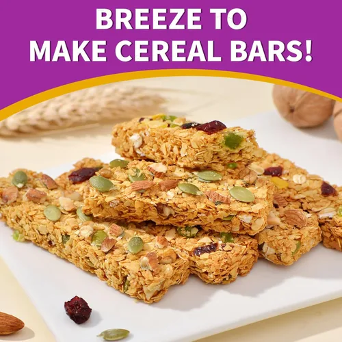 Miniatura 5 de Moldes de barra de granola de silicona de 12 cavidades, 2 moldes de barra de caramelo, molde rectangular de barra de proteínas para hornear barra