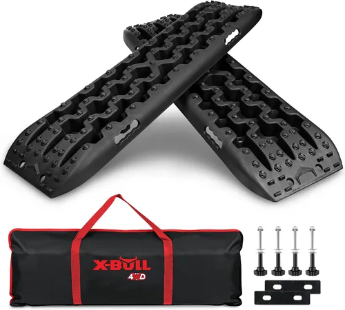 Miniatura 11 de X-BULL Nuevas Pistas de Tracción de Recuperación Arena Barro Nieve Escalera para Neumáticos 4WD (Naranja, 3gen)