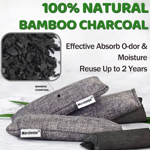 Miniatura 2 de 12 pack natural bolsas para purificar el aire y quitar olor, Zapato desodorante y olor eliminador 100% Natural no tóxico
