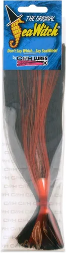 Miniatura 16 de C&H Lures Señuelos de Pesca Sea Witch - Originales Desde 1959, Faldas de Nylon Revelan Cabeza con Peso, 15 Colores, 8 Pesos de Cabeza, Señuelo