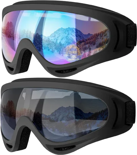Gafas de esquí, gafas de esquí, gafas de snowboard para hombres, mujeres, jóvenes y niños