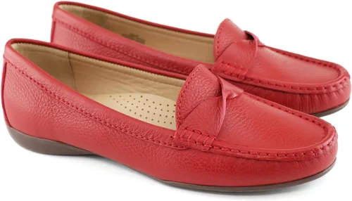 Miniatura 3 de Mocasines de cuero genuino para mujer, cómodos y casuales