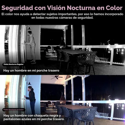 Miniatura 3 de WYZE OG Cámaras de seguridad wifi para exteriores, para la casa, para interior, visión nocturna a color, con foco, audio bidireccional