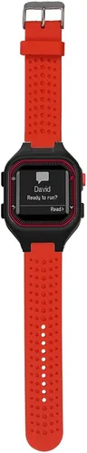 Miniatura 6 de Correa de repuesto compatible con el reloj inteligente Garmin Forerunner 25, pulsera deportiva de silicona negra impermeable (correa para hombre)