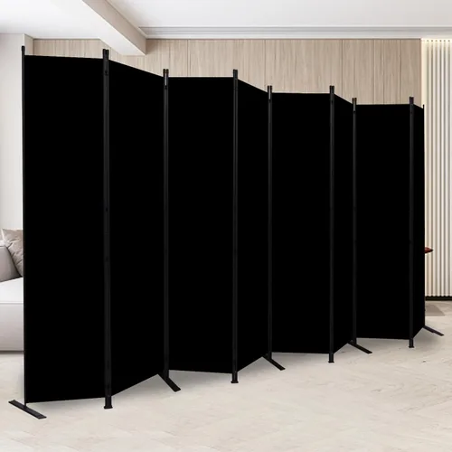 Miniatura 8 de Divisor de habitación y pantallas plegables de privacidad, 6 paneles de 132 pulgadas de ancho, divisores de habitación portátiles para separación