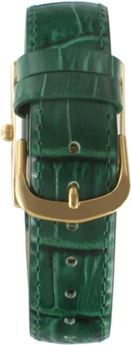 Miniatura 4 de Peugeot reloj de mujer enchapado en oro 14K, correa de cuero