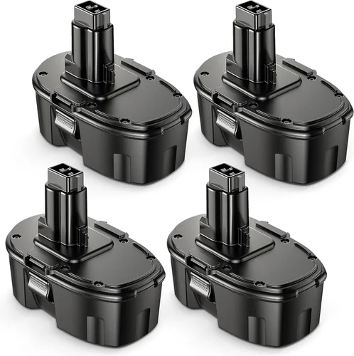 4 piezas de repuesto Ni-Mh de 6.0 Ah para Dewalt 18 V batería compatible con Dewalt 18 voltios XPR batería DC9096 DC9098 DC9099 DE9039 DC9182 DE9095