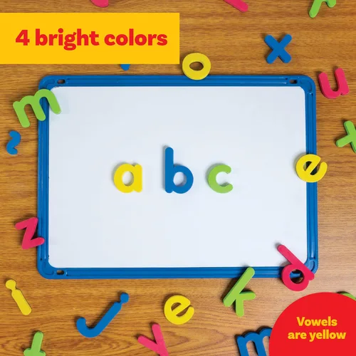 Miniatura 4 de READY 2 LEARN Alfabeto magnético, minúsculas, 52 letras, imanes de espuma para niños, para el aula, refrigerador o pizarra blanca, imanes grandes
