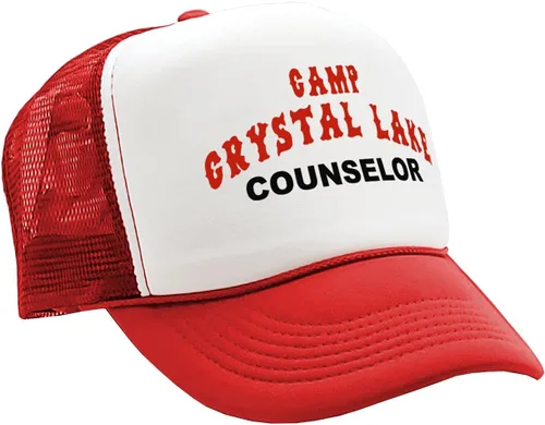 Miniatura 2 de Camp Crystal Lake Counselor - Halloween - Gorra de camionero estilo retro vintage
