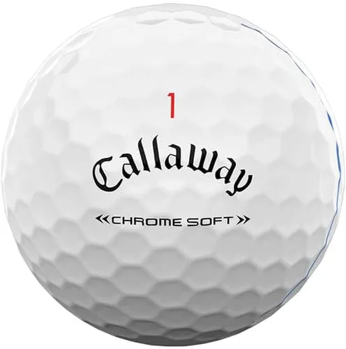 Miniatura 3 de Callaway Pelotas de golf suaves cromadas 2022 (True Track (rojo/azul)