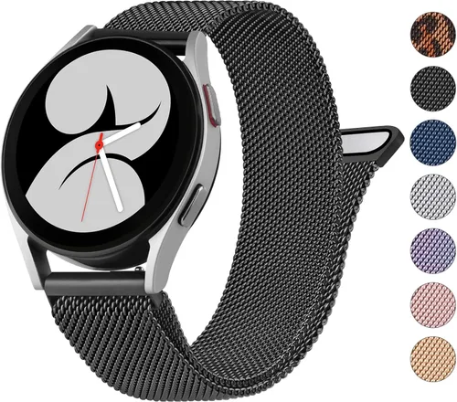 Wanme Correa de repuesto para Samsung Galaxy Watch 4 de 1.575 in y 1.732 in, Galaxy Watch 4 Classic de 1.654 in y 1.811 in, para mujeres y hombres,