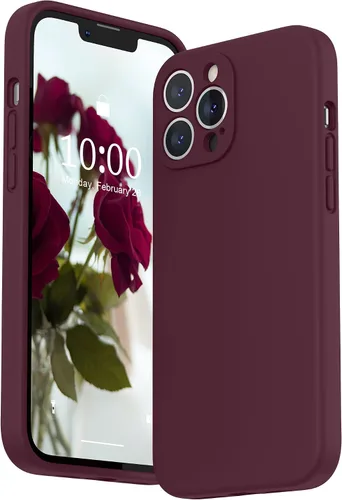 Miniatura 21 de SURPHY Funda compatible con iPhone 13 Pro Max con protector de pantalla, (protección de cámara + forro de microfibra suave), funda de silicona Negro