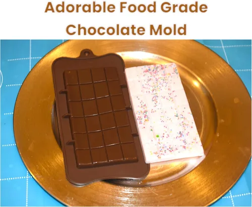 Miniatura 4 de Dubai Style KitKat - Molde para barra de chocolate, paquete de 2 moldes de silicona para dulces, antiadherentes, sin BPA, resistente al calor