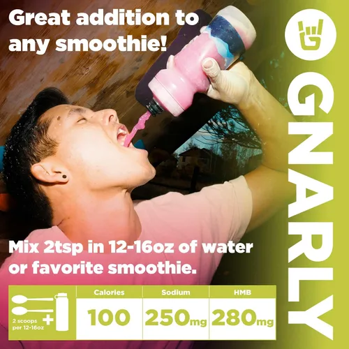 Miniatura 7 de Gnarly Nutrition Fuel2O Polvo de electrolitos, Limeade – Certificado NSF Sport – Solución de electrolitos, combustible, reposición y recuperación