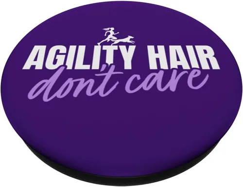 Miniatura 2 de Dog Agility Handler - Dog Agility Hair - Dog Agility PopSockets Adhesive PopGrip