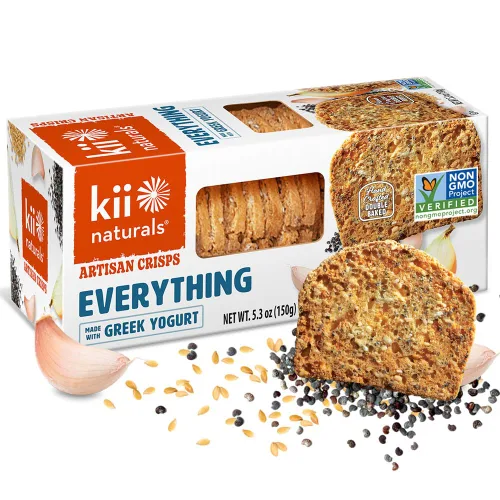 Miniatura 10 de Kii Naturals Artisan Crisps, fecha y nuez, 5.3 onzas (paquete de 1)