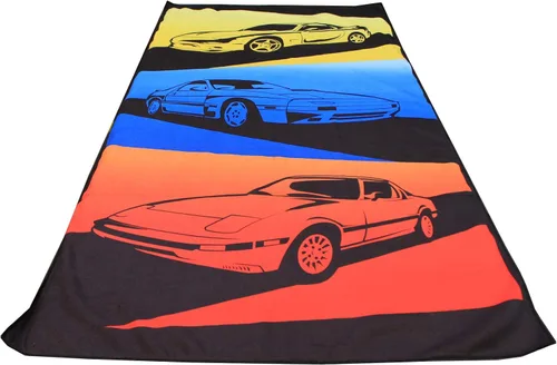 Miniatura 2 de Rotary13B1 RX-7 Generations - Toalla de playa - Amarillo Azul Rojo