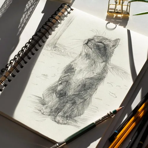 Miniatura 4 de Marti Vanci - Paquete de 2 cuadernos de bocetos de tapa dura de 8.5 x 11 pulgadas, bloc de dibujo con espiral, sin ácidos, para artistas, bocetos