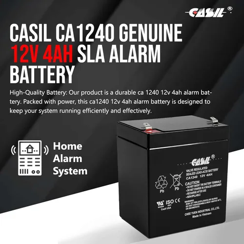 Miniatura 2 de Casil Batería de repuesto de 12V 4Ah compatible con Razor E100 E125 E150 E175