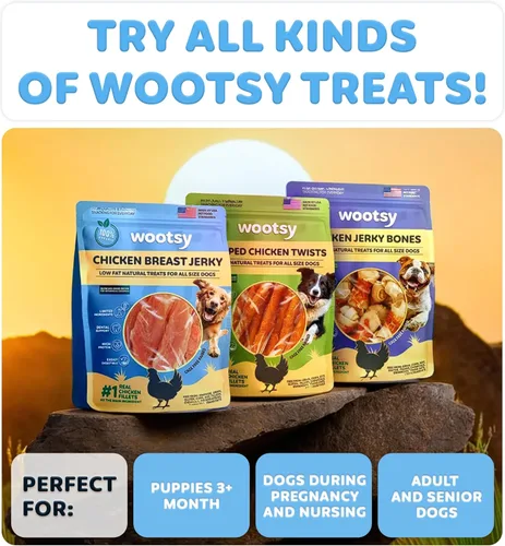 Miniatura 5 de Golosinas de pollo para perros, sin cuero crudo, aperitivos para perros de apoyo a la salud dental, pollo real, sin granos, bajas en calorías, alto