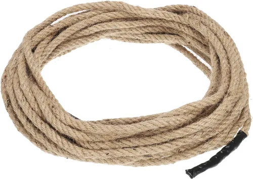 Miniatura 10 de PATIKIL Cuerda de yute de 1-1/2 pulgadas x 100 pies, cuerda de yute trenzada de manila, cuerda de yute gruesa natural, cuerda de arpillera