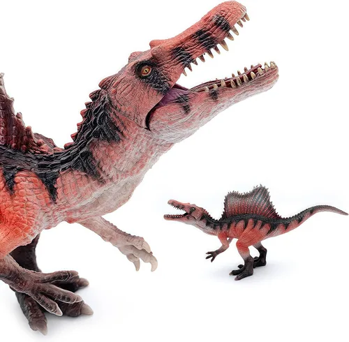 Miniatura 6 de Gemini&Genius Spinosaurus - Juguete de dinosaurio para niños, figura de acción realista de espinosaurio con mandíbula móvil, regalo de exhibición