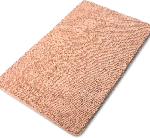 Miniatura 205 de Yeaban Alfombra de pasillo de baño de 24 x 72 pulgadas, antideslizante, alfombra de baño larga de felpilla gruesa, absorbente y lavable, alfombra