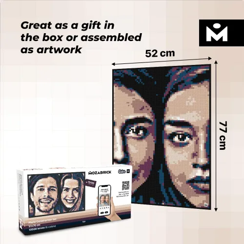 Miniatura 9 de Color M - Juego de construcción de mosaico fotográfico personalizado Kit de manualidades para creación de arte de pared de ladrillo a partir