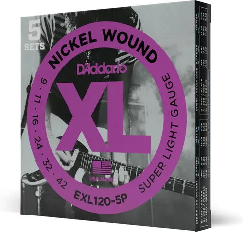 Miniatura 24 de D'Addario XL EXL115-10P - Cuerdas de níquel para guitarra eléctrica de 6 cuerdas, entonación perfecta, sensación consistente, durabilidad fiable
