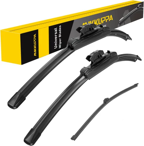 Miniatura 56 de MIKKUPPA Juego de 3 limpiaparabrisas de 22+21+12 pulgadas - Reemplazo para Dodge Durango 2011-2023, Jeep Grand Cherokee 2011-2013 - Limpiaparabrisas