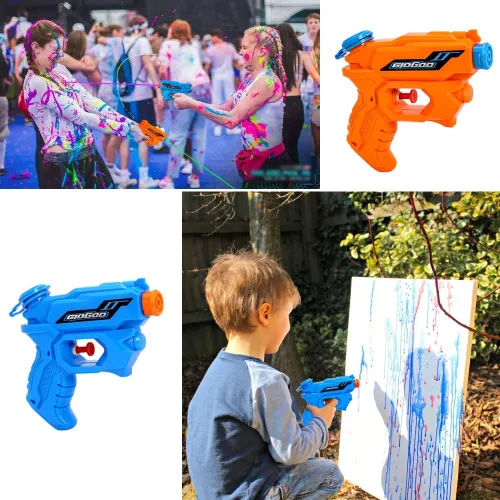 Miniatura 6 de Pistola de agua para niños, paquete de 2 pistolas de chorro de verano para piscina, playa, juguete de lucha contra el agua, piscina, fiesta, playa