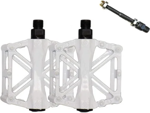 Miniatura 5 de Free-fly Bicycle Pedal - Aluminum Bearing Bike Pedals with 16 Anti-Skid Pins - Lightweight Platform Pedals - Universal 9/16" Bike Pedal for Mountain