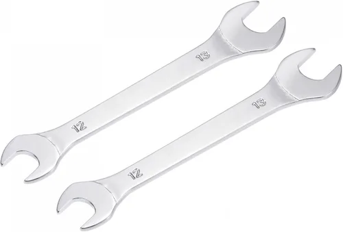Miniatura 6 de uxcell Llave fina de extremo abierto, 0.315 in x 0.394 in, espejo métrico, acero de alto carbono, para mantenimiento doméstico y reparaciones