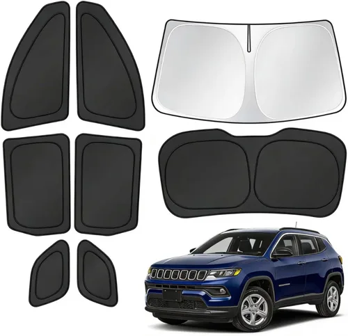 Miniatura 106 de T TGBROS Parasol para parabrisas para Honda Civic 2022-2025 2026, parasol grueso con bloqueo UV y opaca, para privacidad, plegables, 8 accesorios