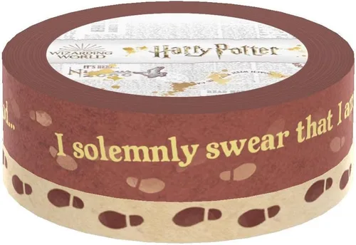 Miniatura 3 de Paper House Productions Harry Potter - Juego de 2 rollos de cinta washi decorativa para álbumes de recortes y manualidades, mapa de merodeadores