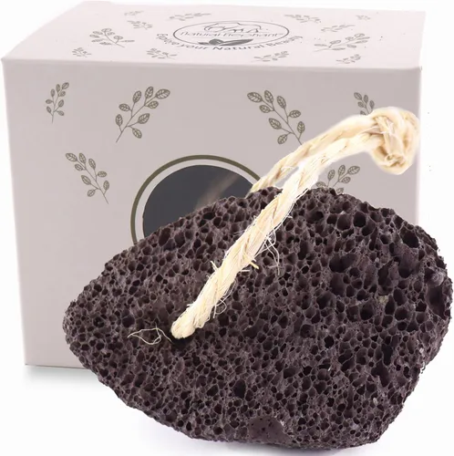 Miniatura 8 de Natural Elephant Piedra pómez para pies Removedor de callos de roca de lava volcánica y limpiador de pies Paquete de 2