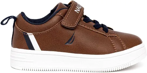Miniatura 2 de Nautica Tenis para niños con correa ajustable y correas elásticas Zapatos casuales cómodos para niños y niñas (bebéniño pequeño)