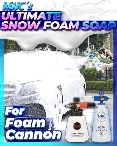 Miniatura 2 de MJJC Espuma (20 fl oz) Ultimate Snow Foam Car Wash Jabón Champú Especializado para Cañón de Espuma y Lavadora a Presión, Seguro para Autos