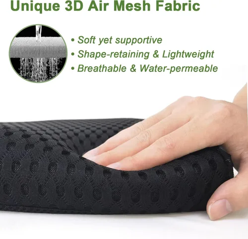 Miniatura 2 de Esme L&H Stadium Seat Cushions, 3D Mesh Fabric Bleacher Cushion, Portable Stadium Seat Cushion for Bleachers