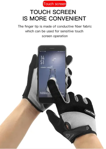 Miniatura 4 de Fullfinger - Guantes de ciclismo para hombres y mujeres, guantes de ciclismo para pantalla táctil, guantes de ciclismo para hombres, accesorios
