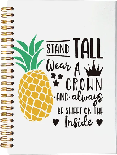 Miniatura 8 de VNWEK Black Woman I Am Beautiful - Cuaderno de espiral con citas inspiradoras y poderosas para niña, de 5.5 x 8.3 pulgadas, cuaderno de espiral