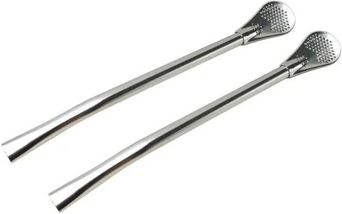 Miniatura 2 de Yerba Mate Bombilla - Pajitas de filtro de calabaza para beber, puntas de silicona suaves a prueba de calor, acero inoxidable 18/8 de grado