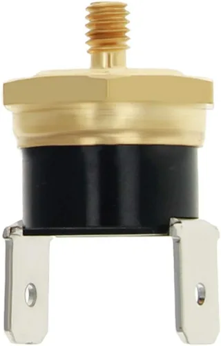 Miniatura 5 de Fielect Interruptor de control de temperatura del termostato KSD301, ajuste Snap Disc Interruptor de temperatura 257.0 °F Cobre M5 normalmente