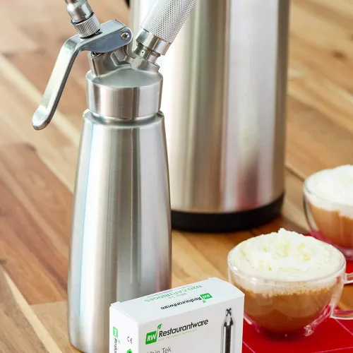 Miniatura 6 de Cartuchos Whip Tek para dispensadores de crema batida, cargadores de crema batida a prueba de fugas, dispensadores se venden por separado, cartuchos