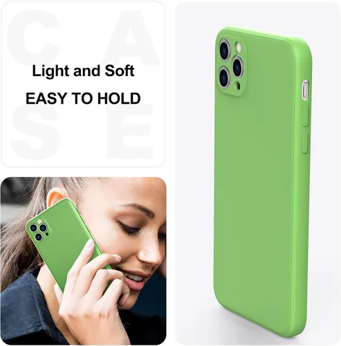 Miniatura 7 de Funda para Samsung Galaxy S22 Ultra, funda delgada de silicona líquida, a prueba de golpes, funda delgada para Samsung Galaxy S22 Ultra, funda Verde